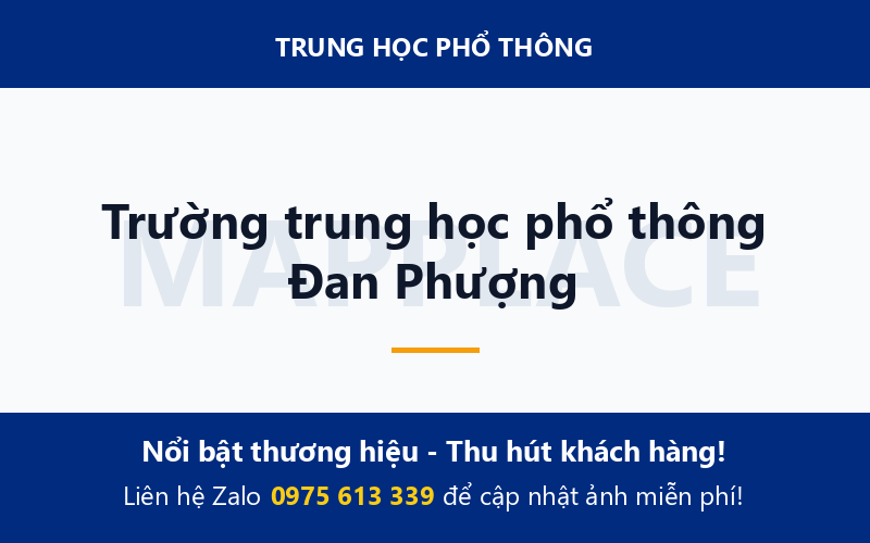Trường trung học phổ thông Đan Phượng