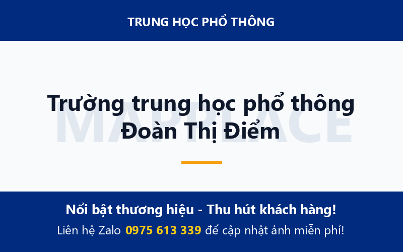 Trường trung học phổ thông Đoàn Thị Điểm