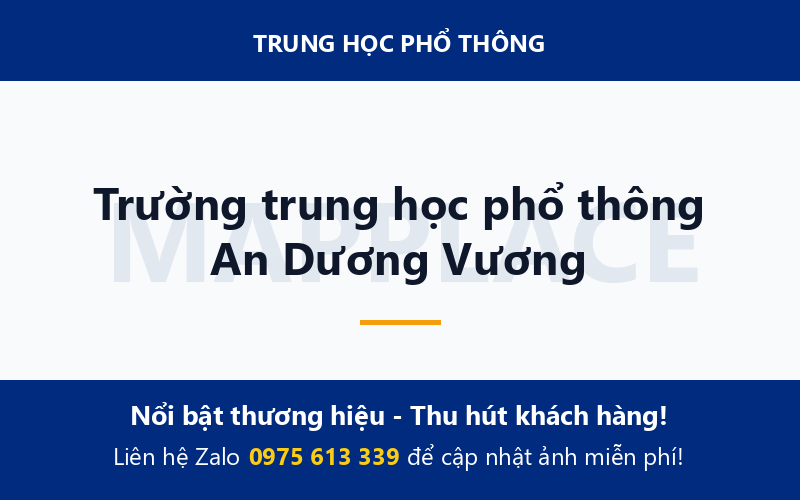 Trường trung học phổ thông An Dương Vương