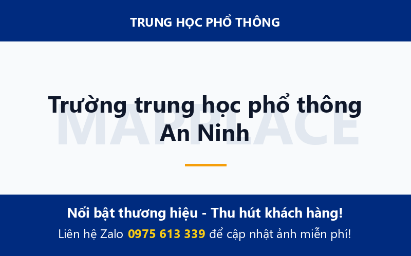 Trường trung học phổ thông An Ninh