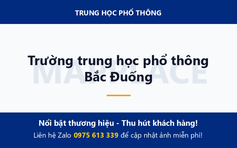 Trường trung học phổ thông Bắc Đuống