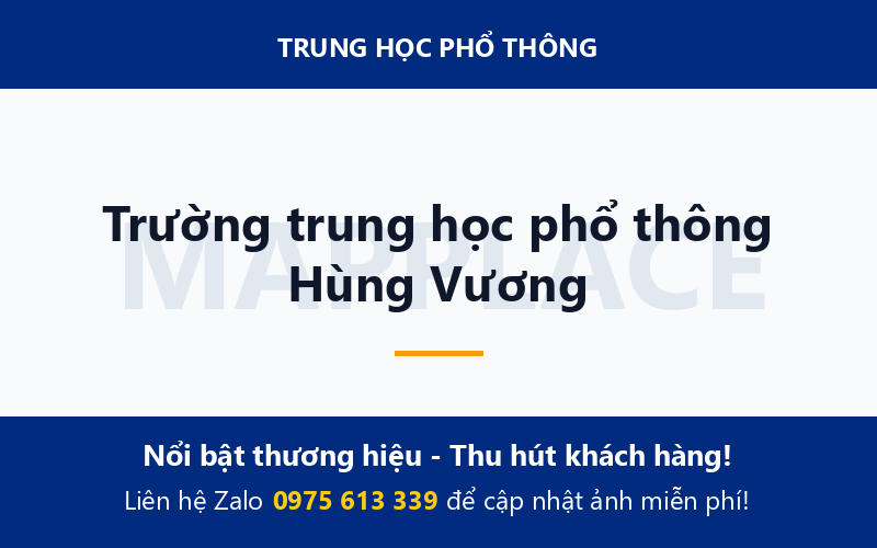 Trường trung học phổ thông Hùng Vương