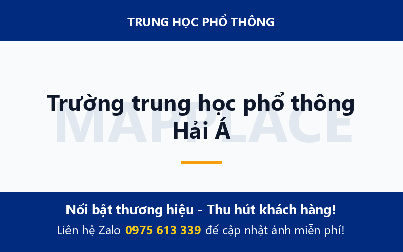 Trường trung học phổ thông Hải Á