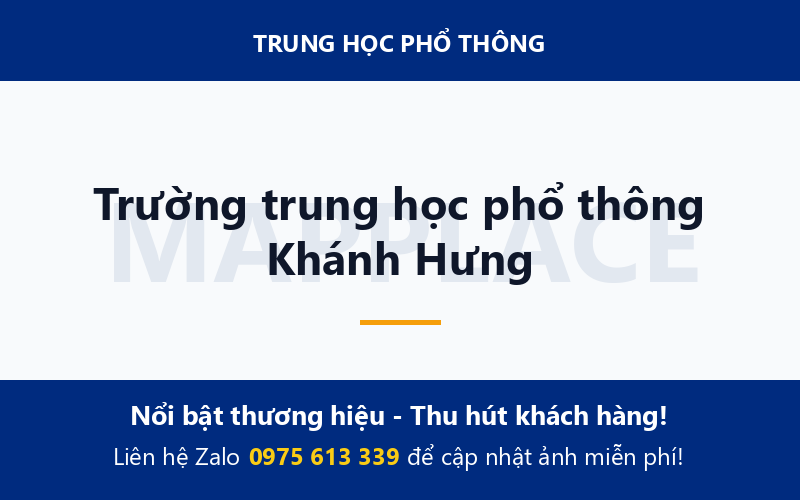Trường trung học phổ thông Khánh Hưng