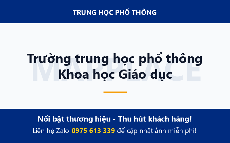 Trường trung học phổ thông Khoa học Giáo dục