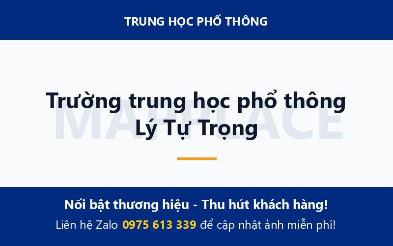 Trường trung học phổ thông Lý Tự Trọng