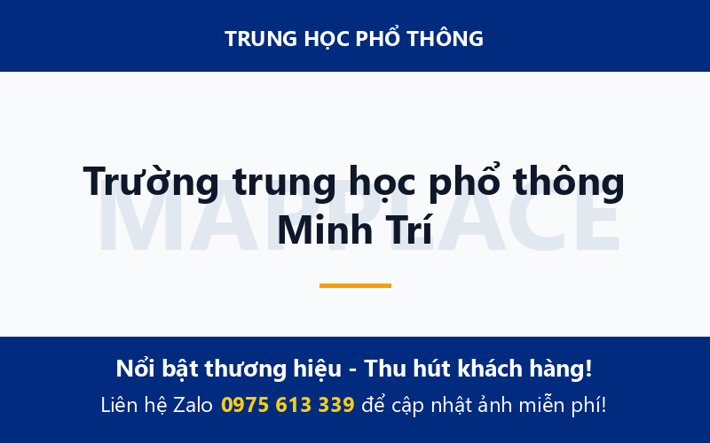Trường trung học phổ thông Minh Trí