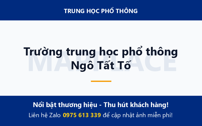 Trường trung học phổ thông Ngô Tất Tố