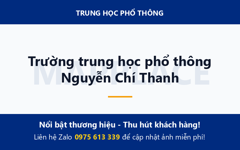 Trường trung học phổ thông Nguyễn Chí Thanh