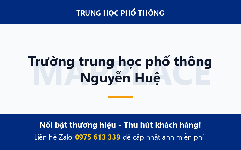 Trường trung học phổ thông Nguyễn Huệ