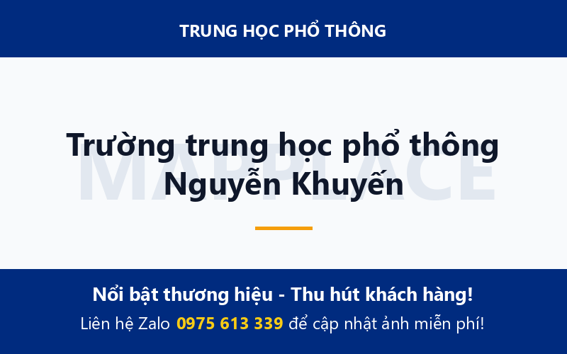 Trường trung học phổ thông Nguyễn Khuyến
