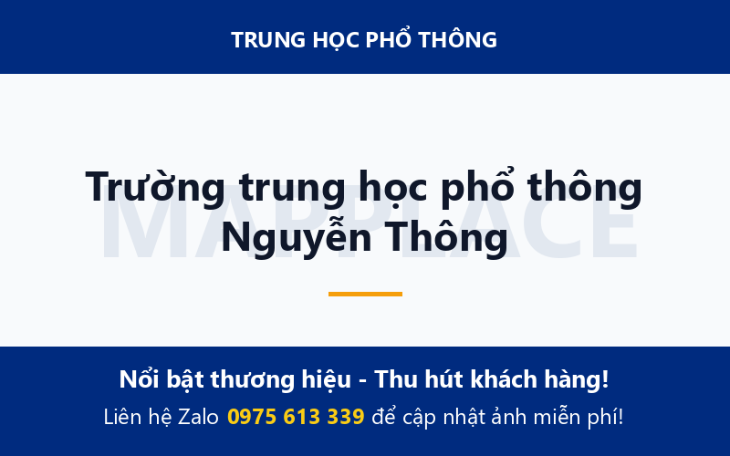 Trường trung học phổ thông Nguyễn Thông
