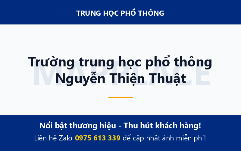 Trường trung học phổ thông Nguyễn Thiện Thuật