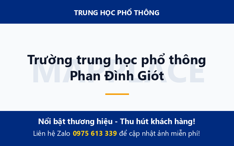 Trường trung học phổ thông Phan Đình Giót