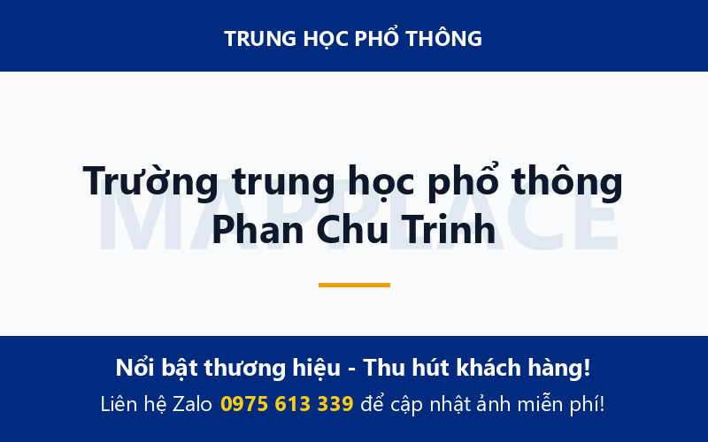 Trường trung học phổ thông Phan Chu Trinh