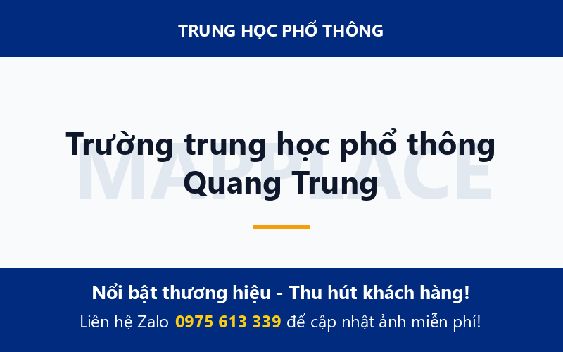 Trường trung học phổ thông Quang Trung