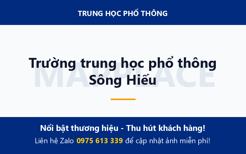 Trường trung học phổ thông Sông Hiếu
