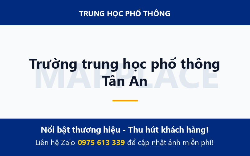 Trường trung học phổ thông Tân An