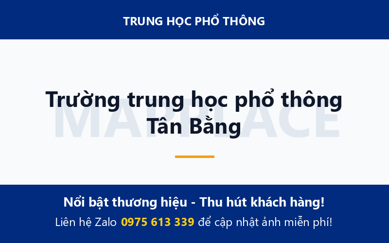 Trường trung học phổ thông Tân Bằng