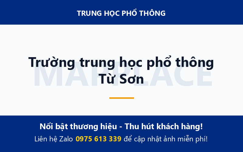 Trường trung học phổ thông Từ Sơn