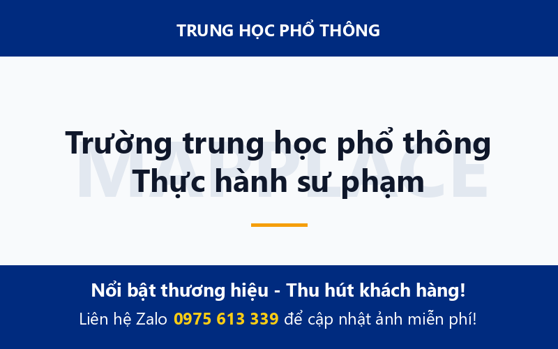 Trường trung học phổ thông Thực hành sư phạm