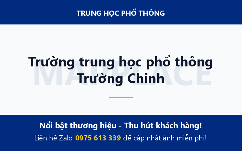 Trường trung học phổ thông Trường Chinh