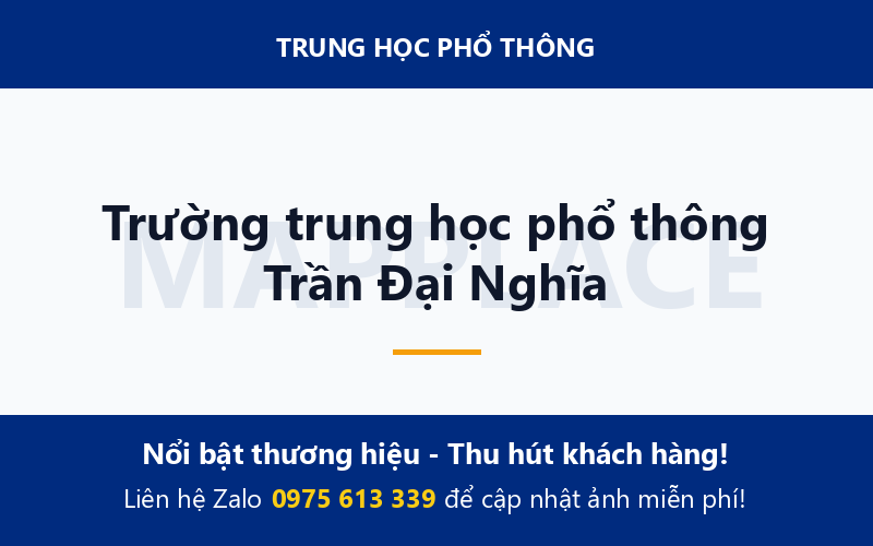 Trường trung học phổ thông Trần Đại Nghĩa