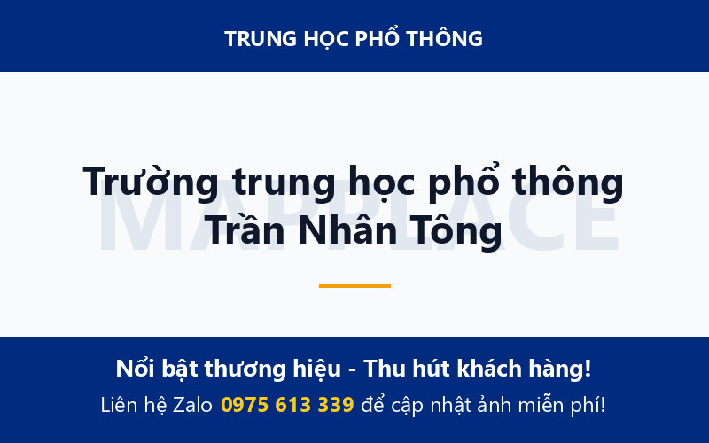 Trường trung học phổ thông Trần Nhân Tông