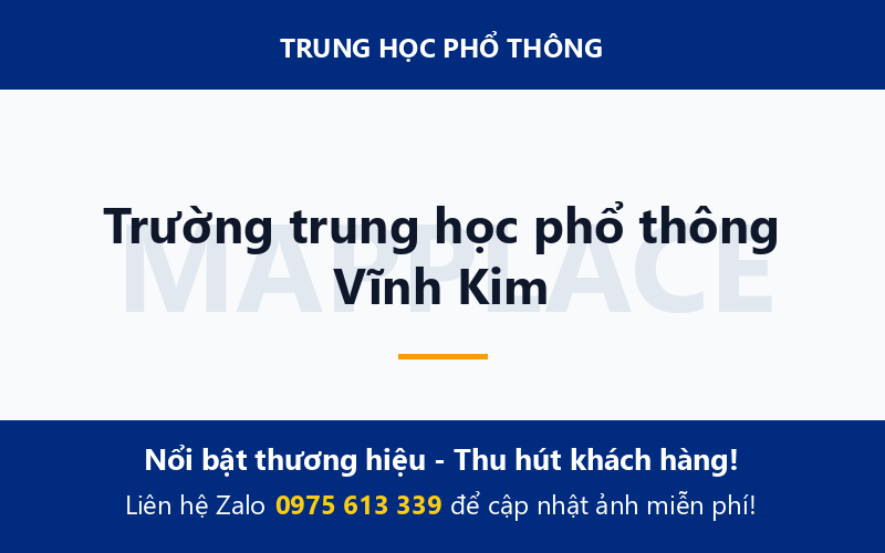 Trường trung học phổ thông Vĩnh Kim