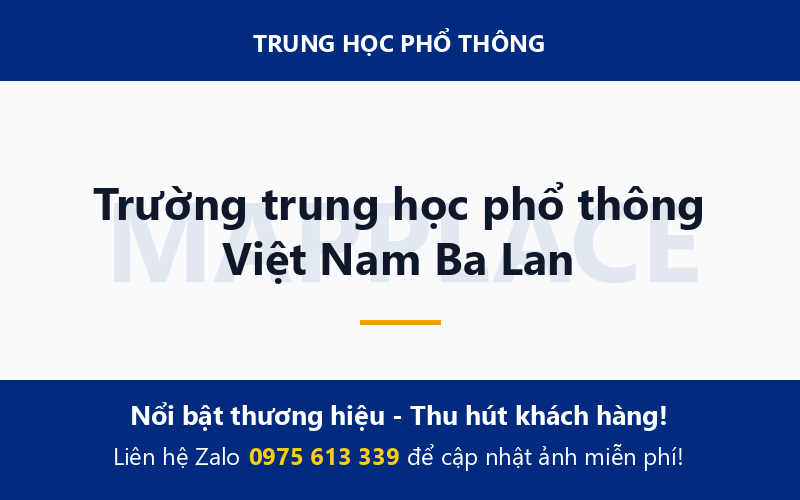 Trường trung học phổ thông Việt Nam Ba Lan