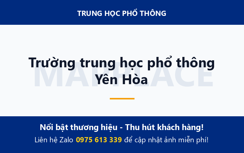 Trường trung học phổ thông Yên Hòa