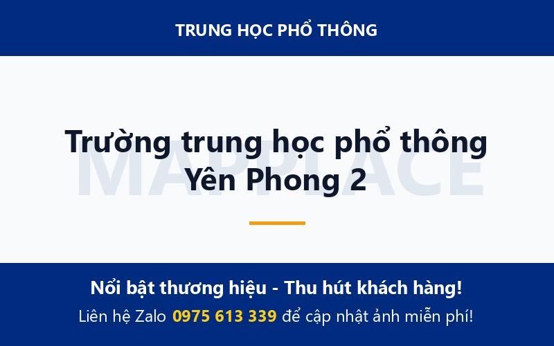 Trường trung học phổ thông Yên Phong 2
