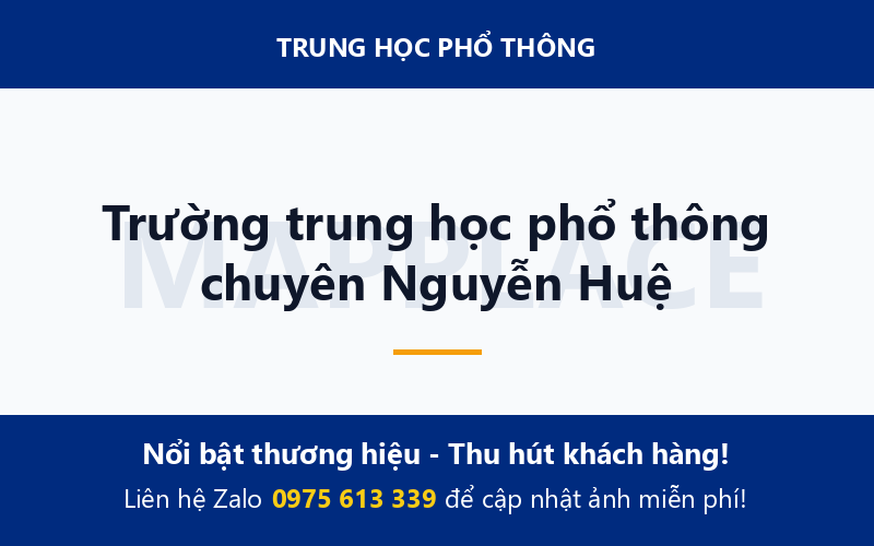 Trường trung học phổ thông chuyên Nguyễn Huệ