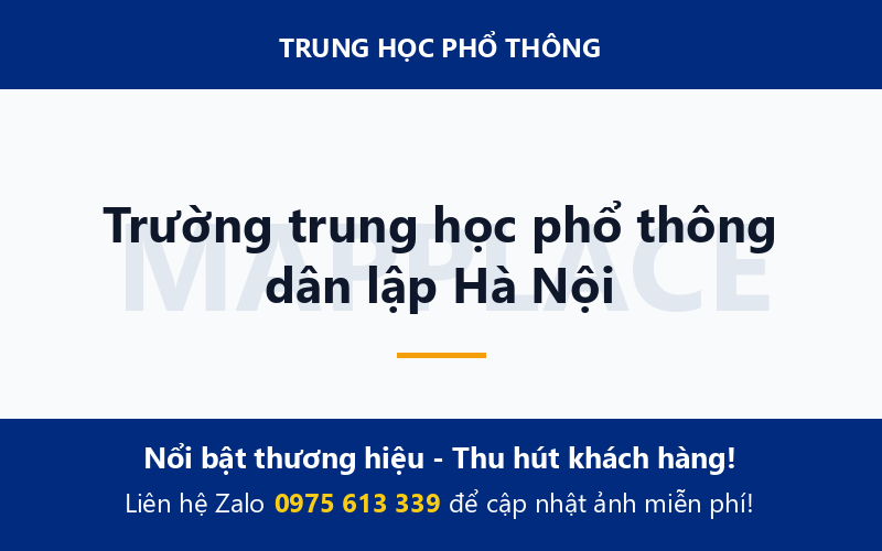 Trường trung học phổ thông dân lập Hà Nội