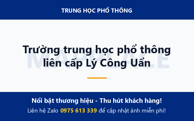 Trường trung học phổ thông liên cấp Lý Công Uẩn