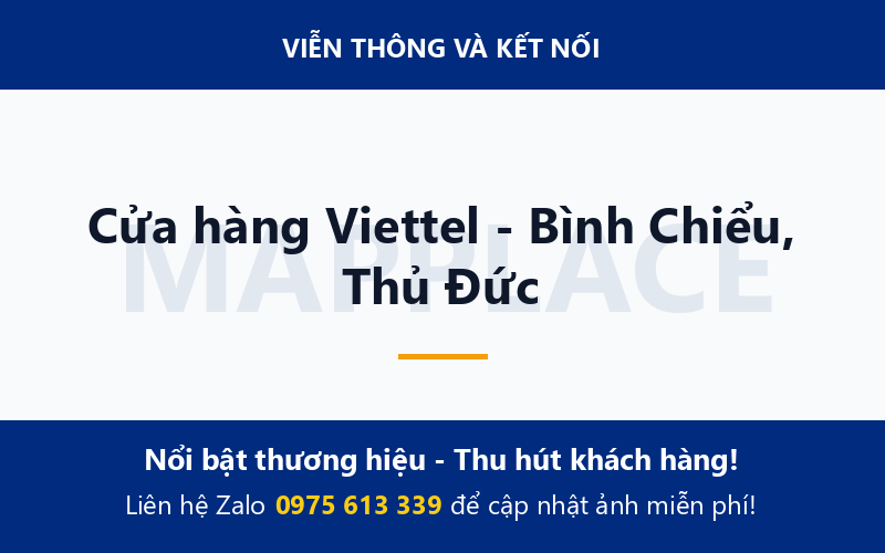 Cửa hàng Viettel - Bình Chiểu, Thủ Đức