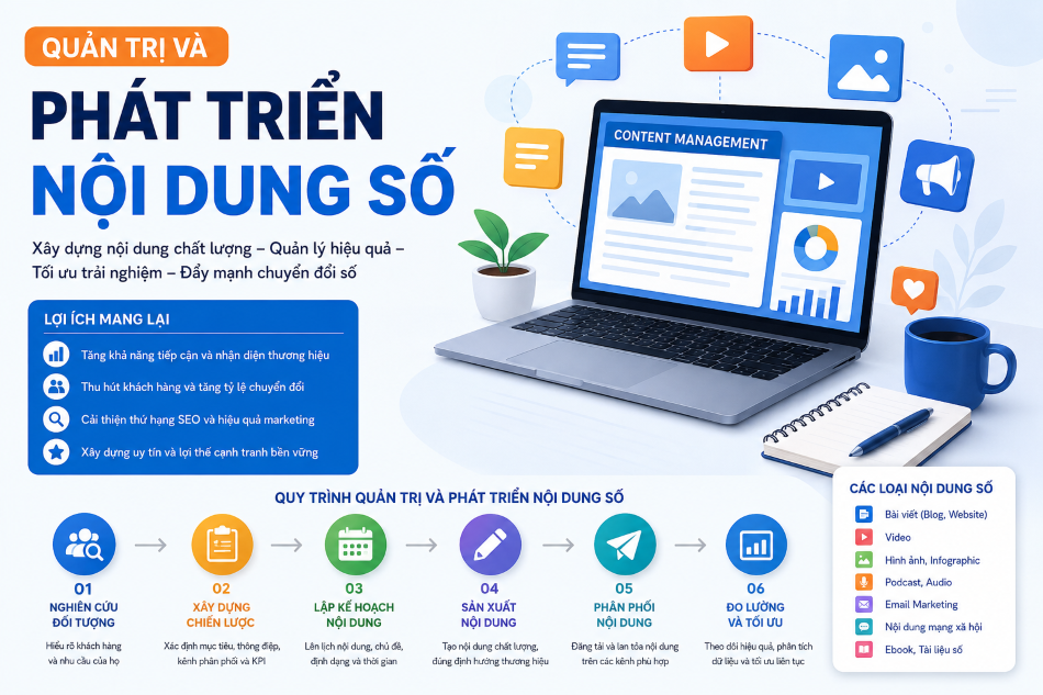 Quản trị và phát triển nội dung số