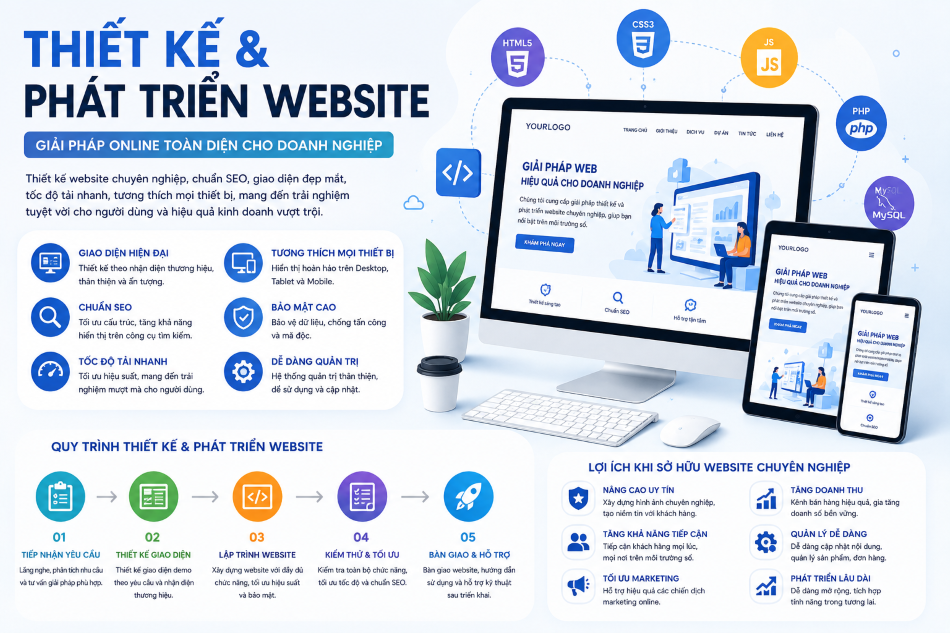 Thiết kế và phát triển website