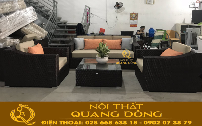 Công ty Nội Thất Quang Đông - Bàn ghế giả mây - Ghế mây nhựa