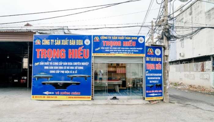 Công Ty TNHH Sản Xuất Bida Trọng Hiếu